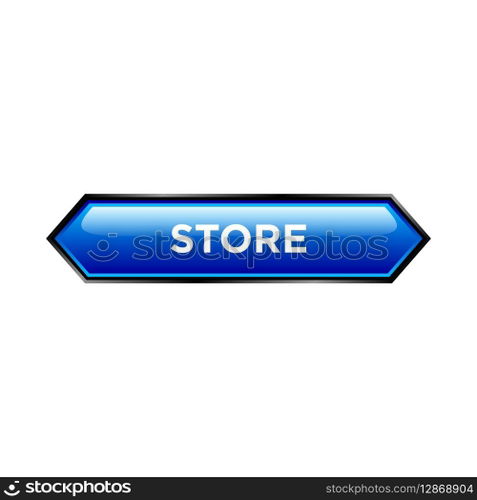 store button website vector template