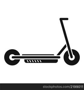 Store electric scooter icon simple vector. Bike trotinette. Eco transport. Store electric scooter icon simple vector. Bike trotinette