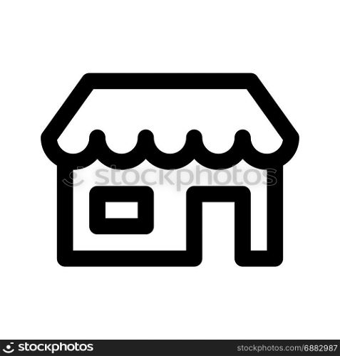 store, icon on isolated background