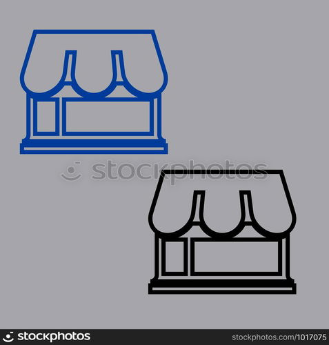 Store icon template vector design