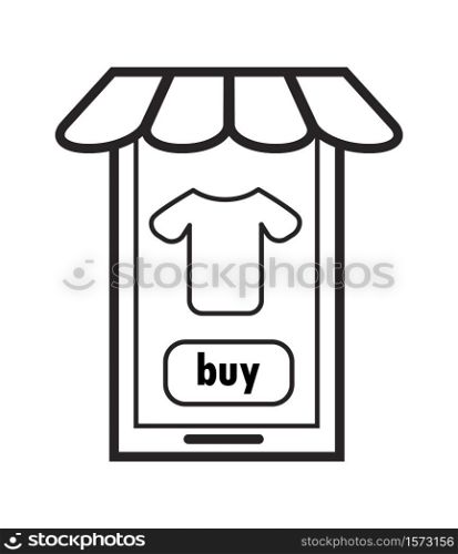 Store, shop icon vector set. Mini-market, shopping symbol in outline style. Online sale, customize and buy sign for website. Grocery, storage, delivery illustration. Retail, shipping icon.. Store, shop icon vector set. Mini-market, shopping symbol in outline style. Online sale, customize and buy sign for website. Grocery, storage, delivery illustration.