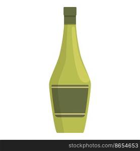 Store wine bottle icon cartoon vector. Winery drink. Grape vine. Store wine bottle icon cartoon vector. Winery drink