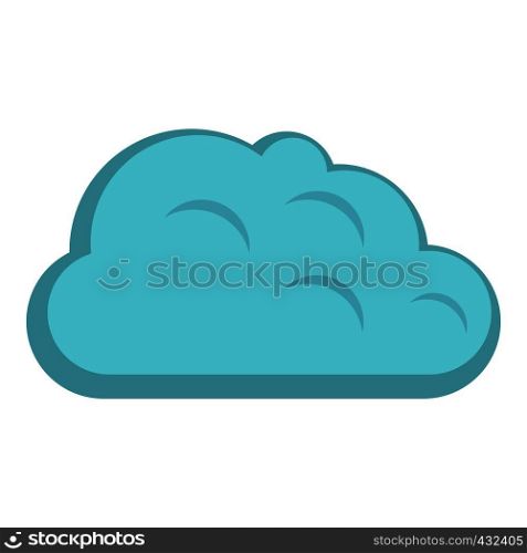 Storm cloud icon flat isolated on white background vector illustration. Storm cloud icon isolated