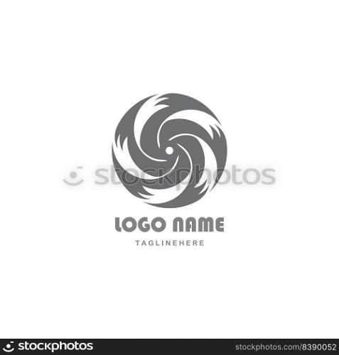 storm logo. Disaster Signs and Symbols for Design Elements, company logos, foundations, websites and apps