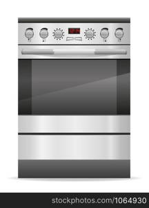 stove for kitchen vector illustration isolated on white background