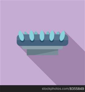 Stove gas equipment icon flat vector. Cooker pot. Oven food. Stove gas equipment icon flat vector. Cooker pot