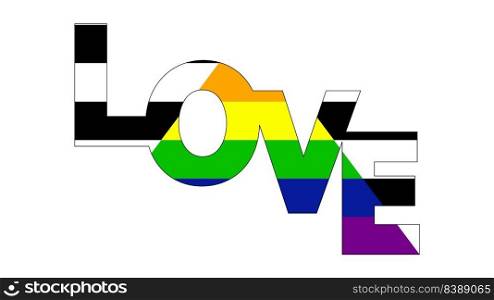 Straight Allies pride flag. LGBT community flag. Straight Allies pride flag. LGBT community flag.