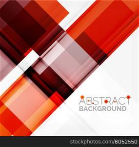 Straight glossy geometric design lines. Vector abstract background - cross and stripes, glass concept with shadows