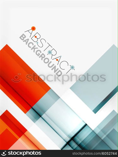 Straight glossy geometric design lines. Vector abstract background - cross and stripes, glass concept with shadows