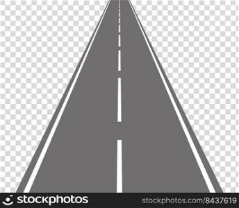 straight road for concept design. Vector illustration. stock image. EPS 10.. straight road for concept design. Vector illustration. stock image. 