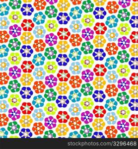 strange flowers pattern, vector art illustration; more patterns and textures in my gallery