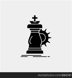 strategy, chess, horse, knight, success Glyph Icon. Vector isolated illustration. Vector EPS10 Abstract Template background