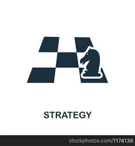 Strategy vector icon illustration. Creative sign from gamification icons collection. Filled flat Strategy icon for computer and mobile. Symbol, logo vector graphics.. Strategy vector icon symbol. Creative sign from gamification icons collection. Filled flat Strategy icon for computer and mobile