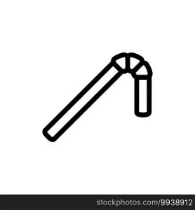 straw icon vector design trendy