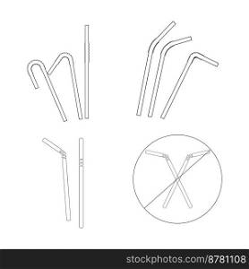straw icon vector illustration design