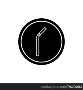 straw icon vector template illustration logo design