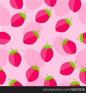 strawberry background vector illustration
