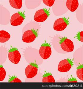 strawberry background vector illustration. EPS 10 .