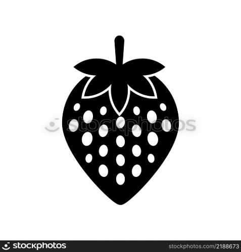Strawberry fruit icon vector design templates on white background