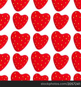 strawberry fruits seamless pattern textile print