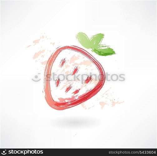 strawberry grunge icon