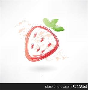 strawberry grunge icon
