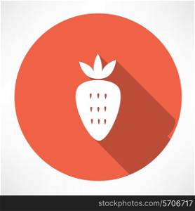 Strawberry Icon. Flat modern style vector illustration