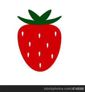 strawberry icon on white background. strawberry icon sign. flat style. strawberry icon for your web site design, logo, app, UI.