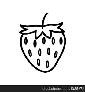 strawberry icon vector design template