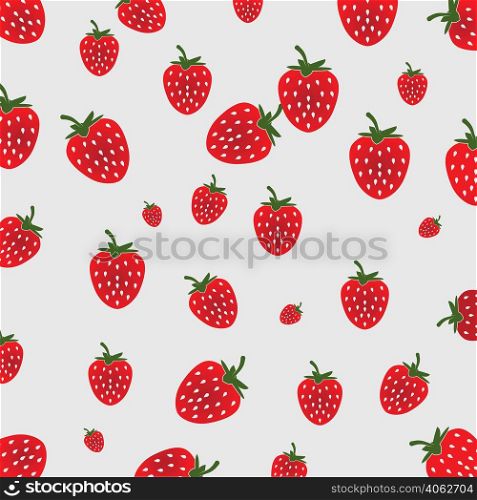 Strawberry logo background,vector illustration design template.