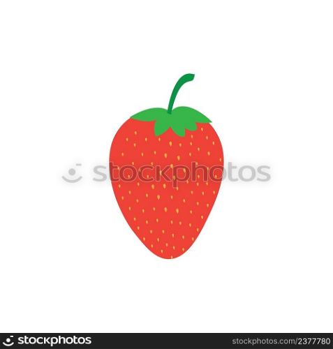strawberry logo icon vector design template