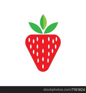 strawberry logo vector
