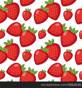 Strawberry seamless pattern. Berry endless background, texture. Fruits background. Vector illustration. Strawberry seamless pattern. Berry endless background, texture. Fruits . Vector illustration