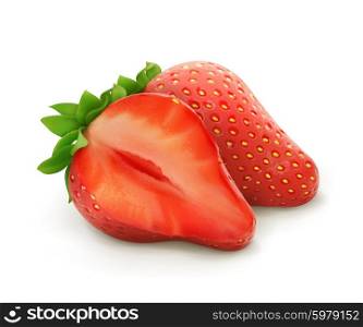 Strawberry, vector illustration