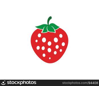 strawberry vector illustration design icon logo template
