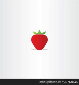 strawberry vector logo icon element symbol