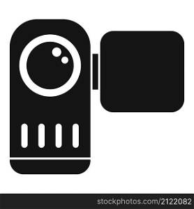Stream camera icon simple vector. Live video. Online play. Stream camera icon simple vector. Live video