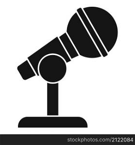 Stream microphone icon simple vector. Live video. Online webinar. Stream microphone icon simple vector. Live video