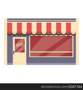 Street cafe bar icon cartoon vector. Business store. Drink restaurant. Street cafe bar icon cartoon vector. Business store