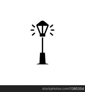 Street lamp icon Vector illustration
