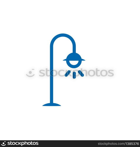 Street lamp icon Vector illustration