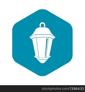 Street light icon. Simple illustration of street light vector icon for web. Street light icon, simple style