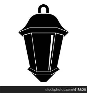 Street light icon. Simple illustration of street light vector icon for web. Street light icon, simple style