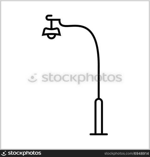 Street Light Icon Vector Art Illustration