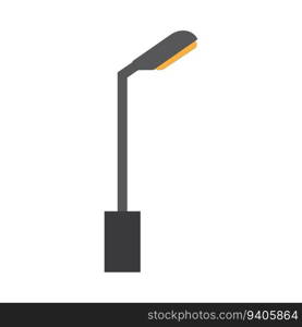 street lighting icon logo vector design template