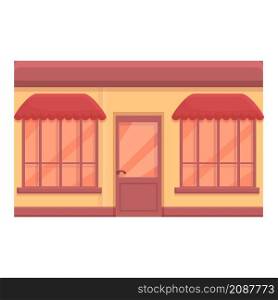Street restaurant icon cartoon vector. Drink cafe. Business shop. Street restaurant icon cartoon vector. Drink cafe