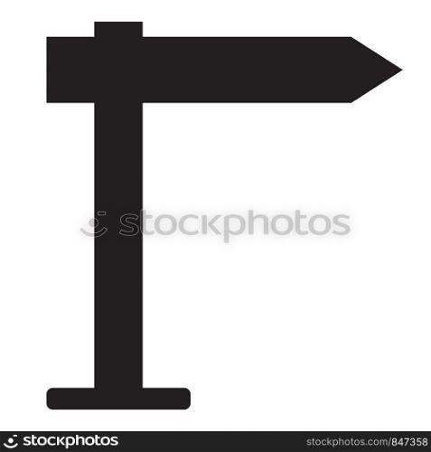 street sign icon on white background. flat style. street sign icon for your web site design, logo, app, UI. street sign symbol.