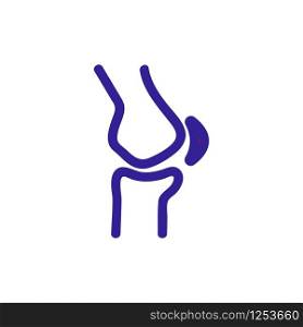 stretching tendon icon vector. Thin line sign. Isolated contour symbol illustration. stretching tendon icon vector. Isolated contour symbol illustration