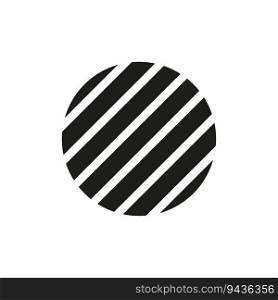 Stripe circle ball. Stripe pattern ball. Vector illustration. EPS 10. stock image.. Stripe circle ball. Stripe pattern ball. Vector illustration. EPS 10.