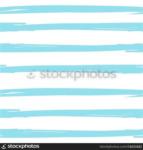 Striped abstract background with white and blue stripes. Vector illustration.